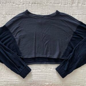 free people movement cropped sweatshirt
